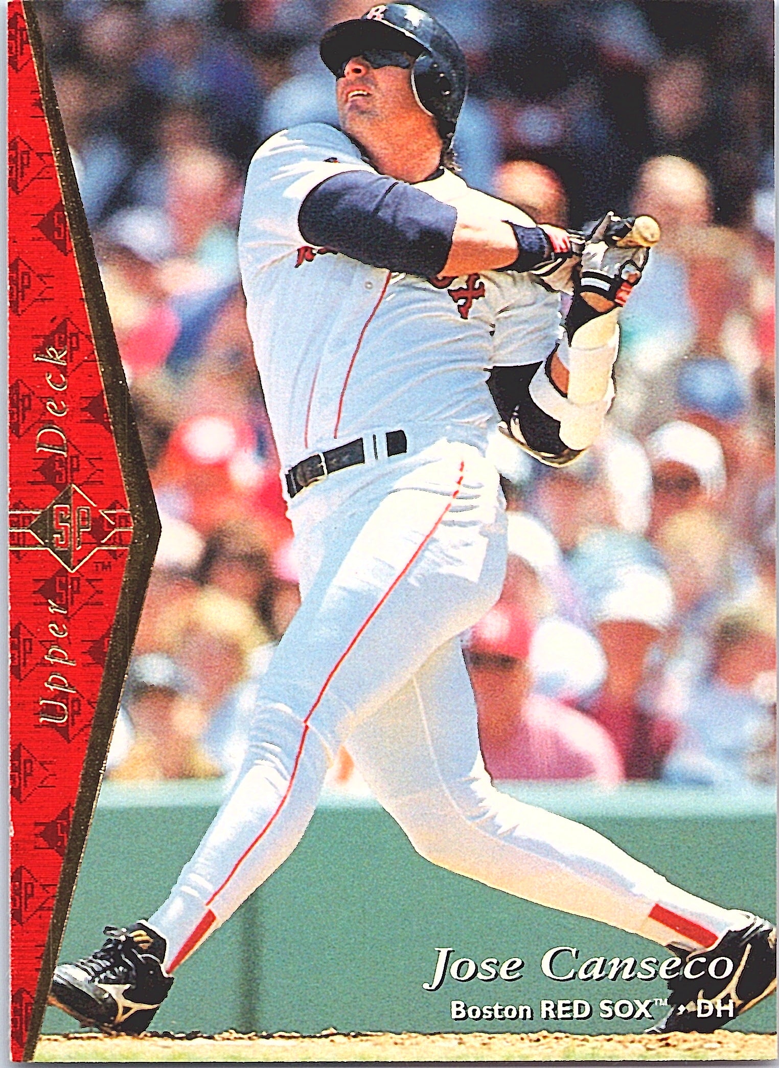 1995 Upper Deck SP Jose Canseco #130 Superbafoil Boston Red Sox Excellent