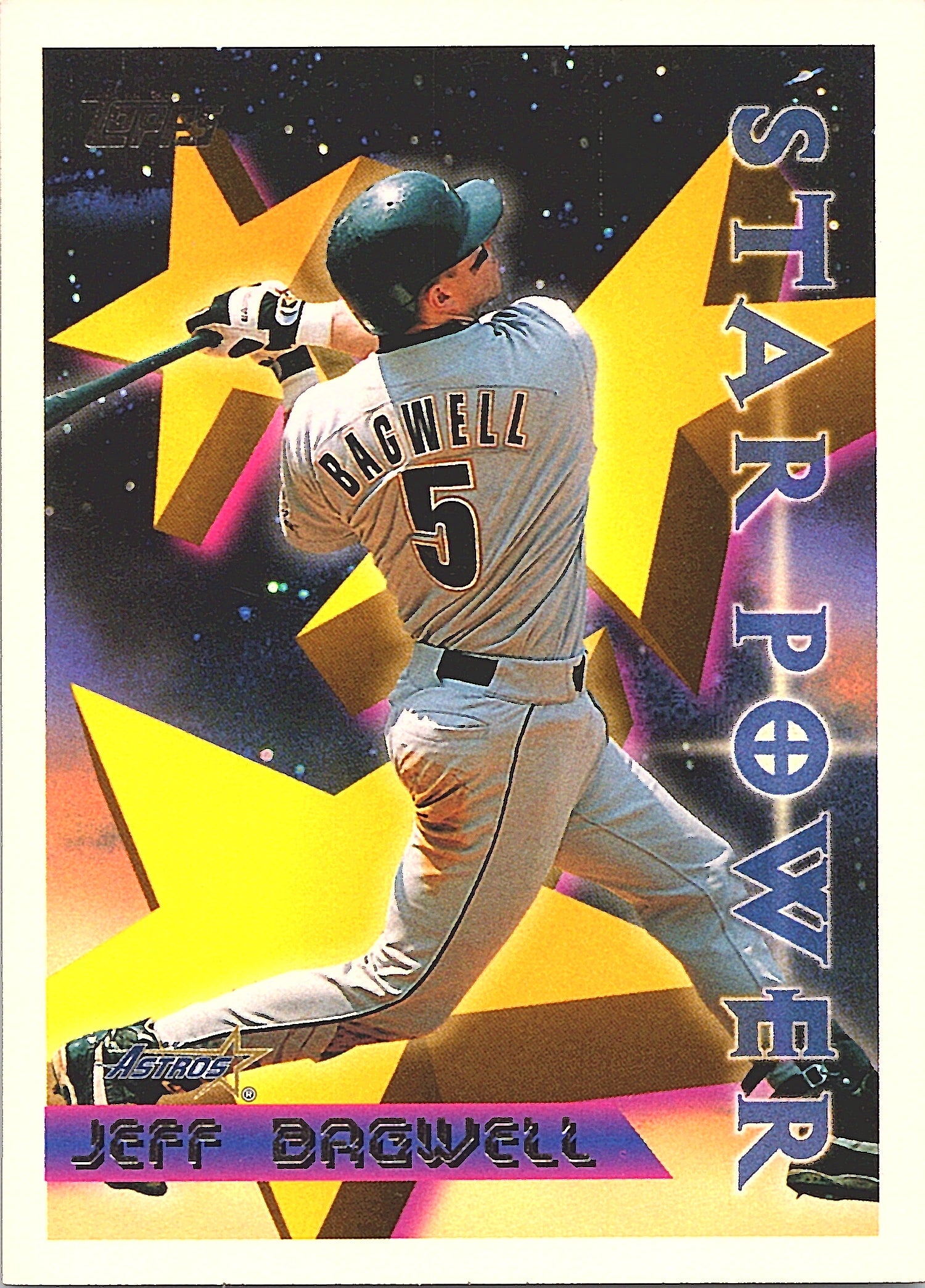 1996 Topps Jeff Bagwell #4 Houston Astros Excellent
