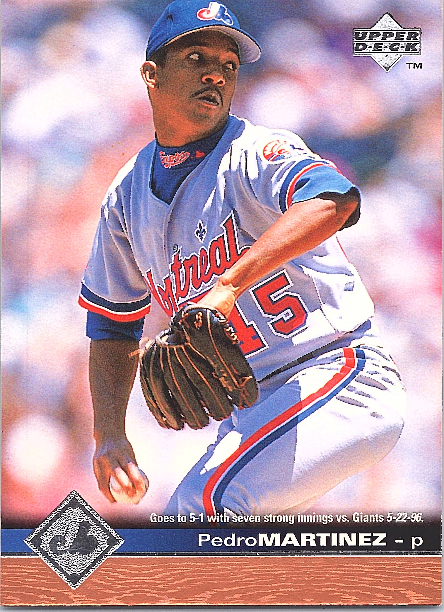 1997 Upper Deck Pedro Martinez #111 Montreal Expos Excellent