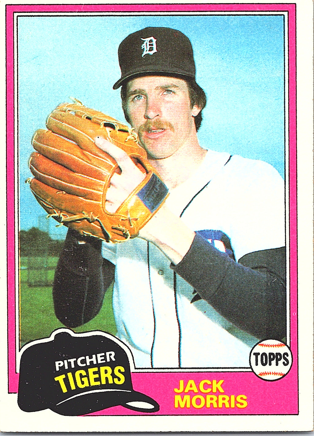 1981 Topps Jack Morris #572 Detroit Tigers Excellent