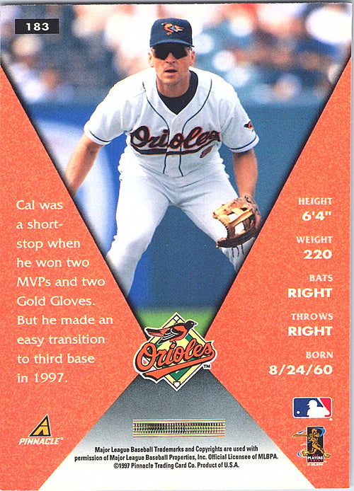 1998 Pinnacle Cal Ripken Jr. / Roberto Alomar #183 Baltimore Orioles Excellent