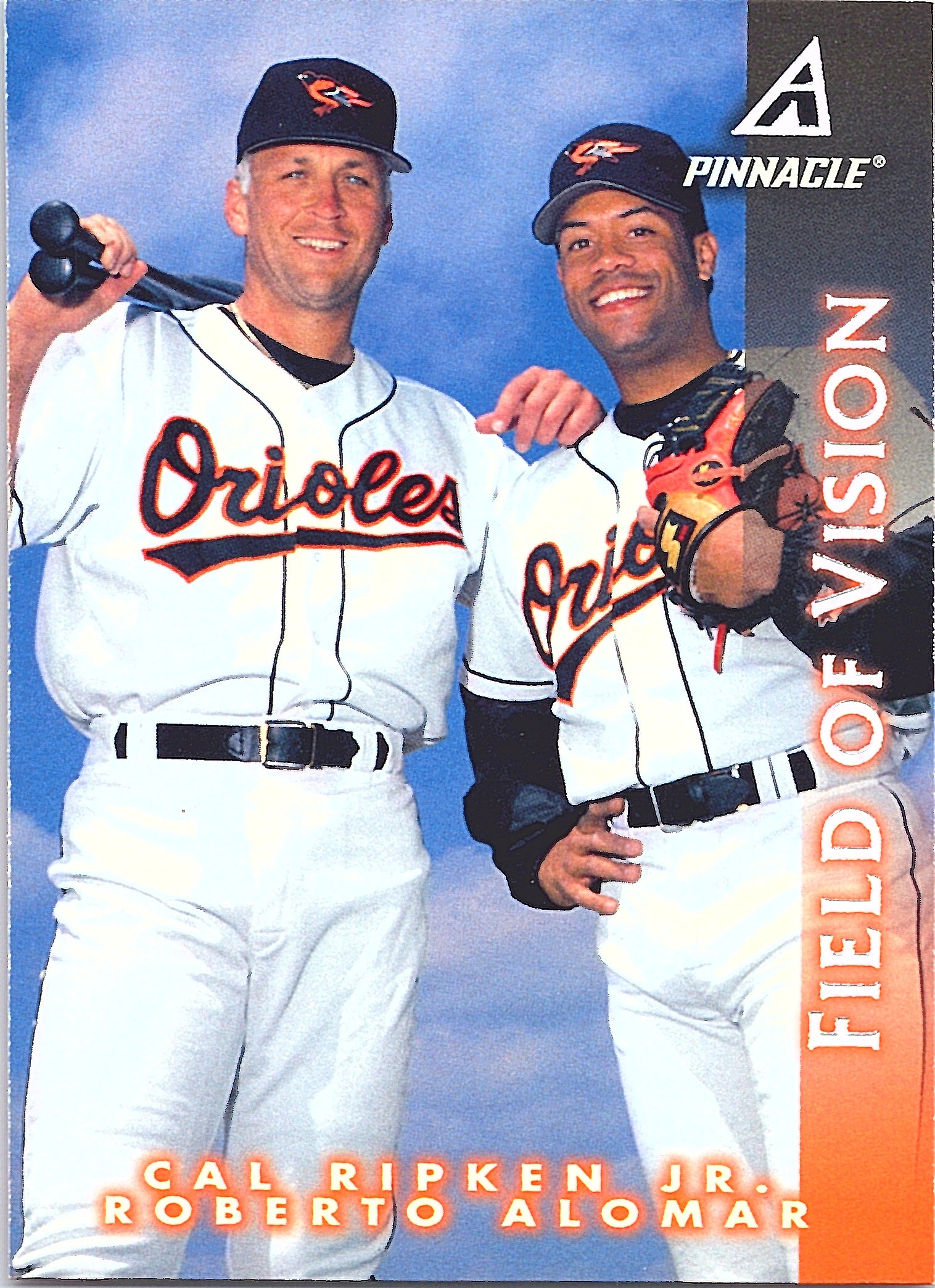 1998 Pinnacle Cal Ripken Jr. / Roberto Alomar #183 Baltimore Orioles Excellent