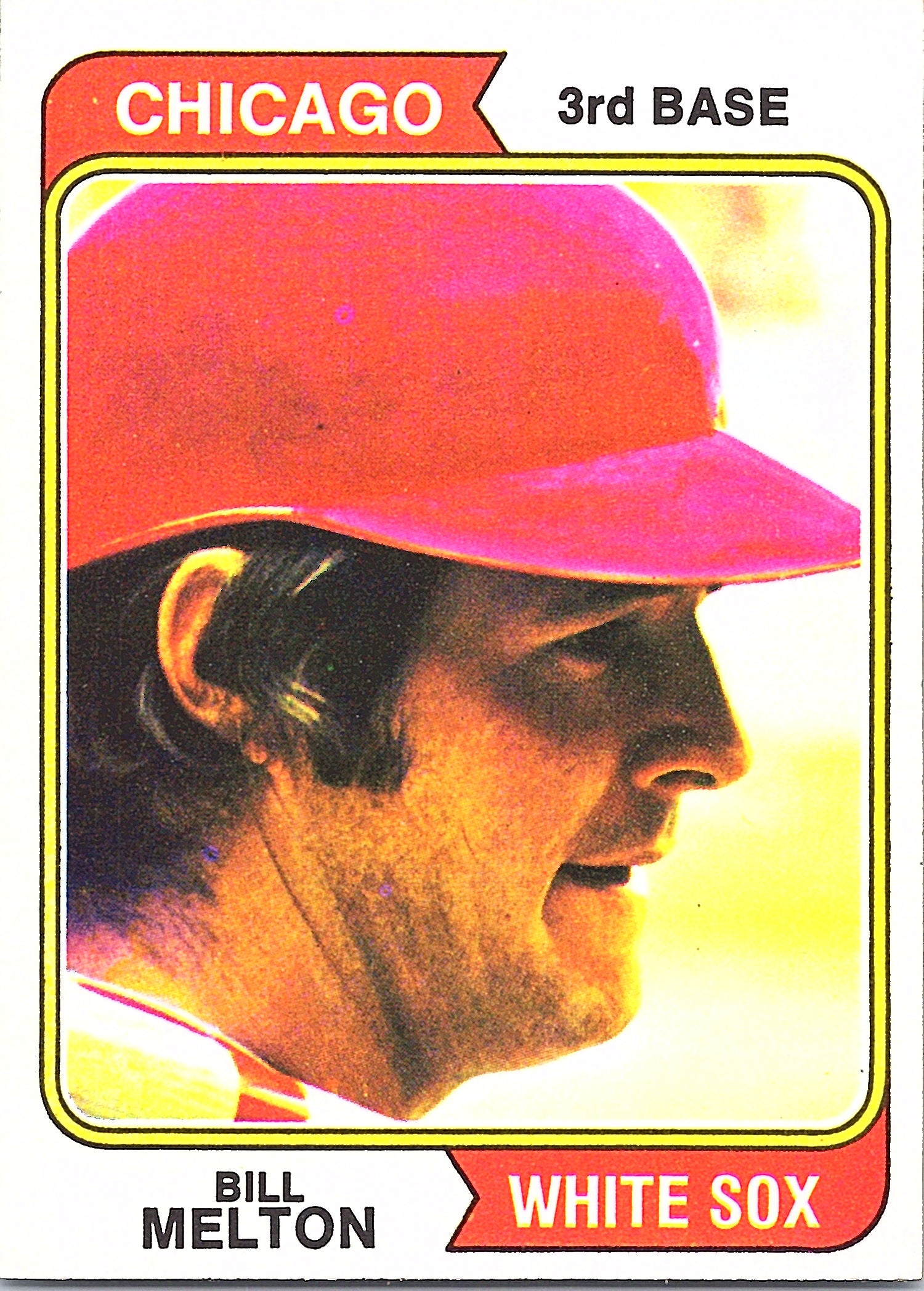 1974 Topps Bill Melton #170 Chicago White Sox Excellent