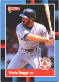 1988 Donruss Wade Boggs #153b Boston Red Sox Excellent