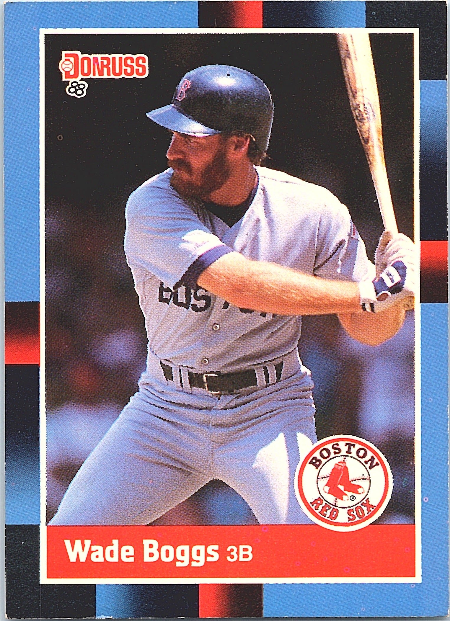1988 Donruss Wade Boggs #153b Boston Red Sox Excellent