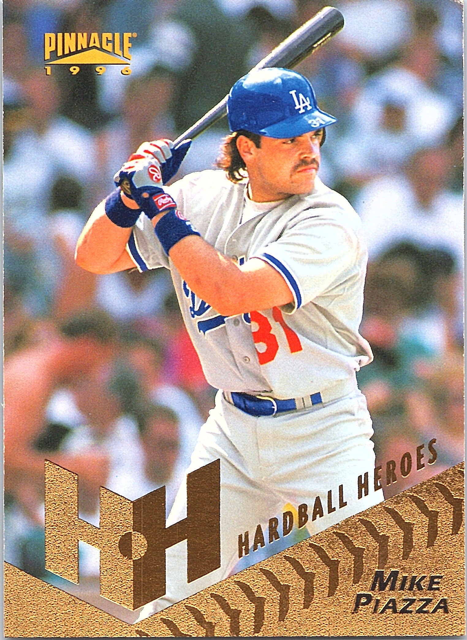 1996 Pinnacle Mike Piazza #265 Los Angeles Dodgers Excellent