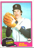 1981 Topps Jack Morris #572 Detroit Tigers Excellent