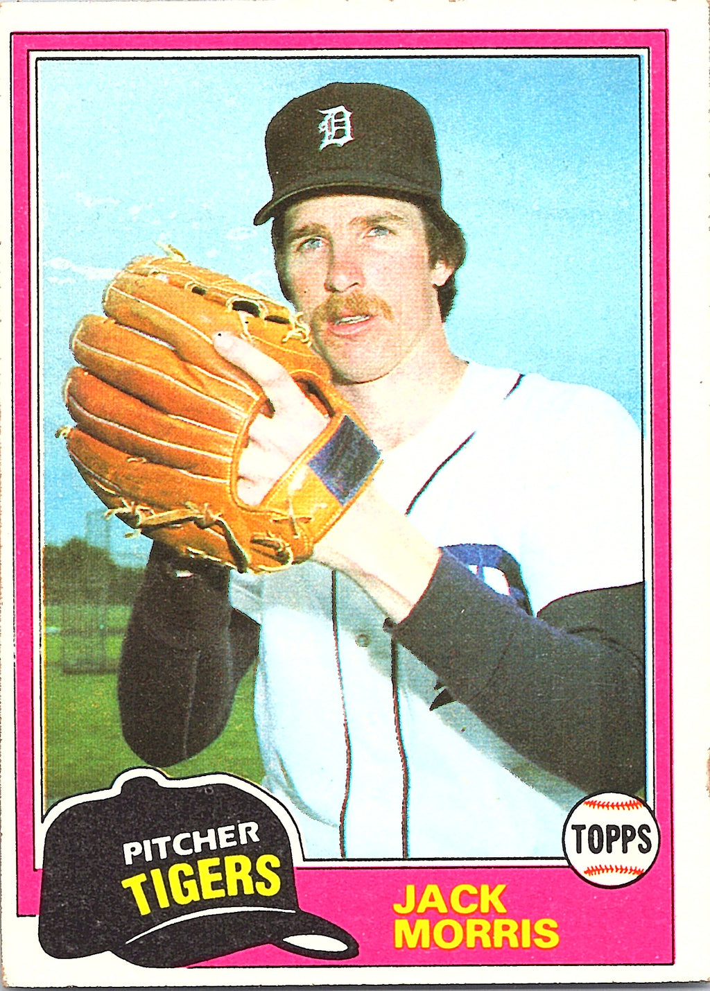 1981 Topps Jack Morris #572 Detroit Tigers Excellent