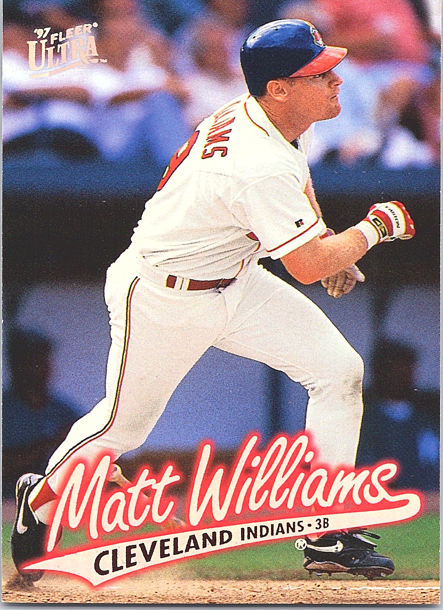 1997 Fleer Ultra Matt Williams #364 Cleveland Indians Excellent