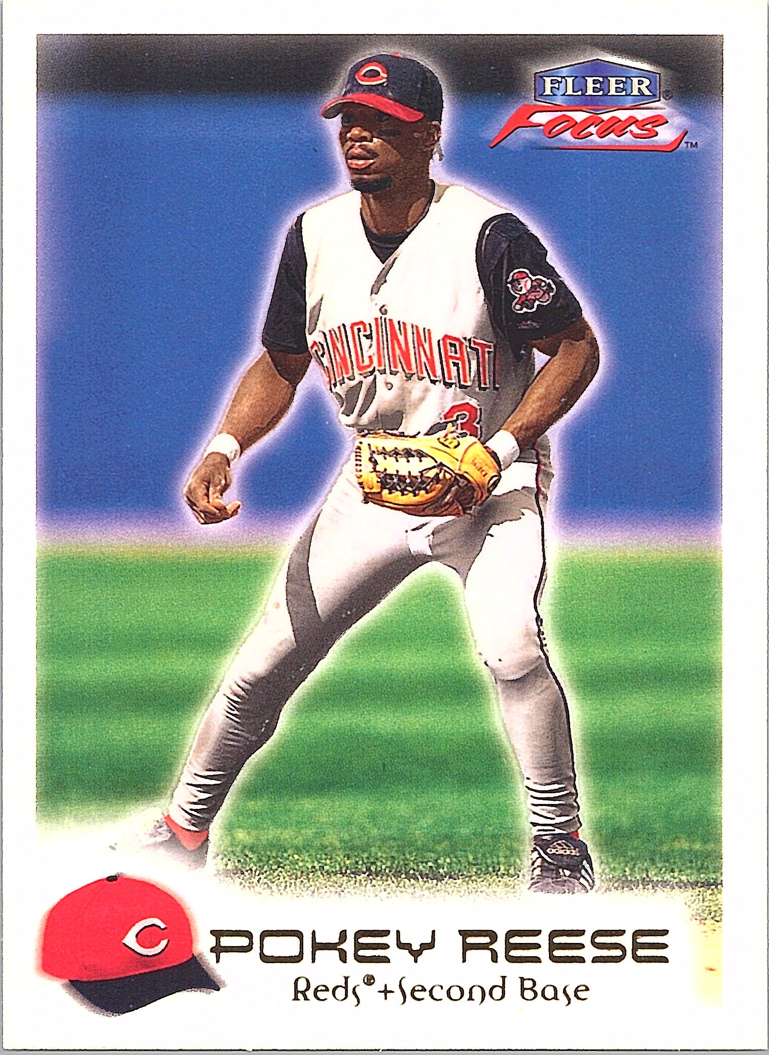 2000 Fleer Focus Pokey Reese #132 Cincinnati Reds Excellent