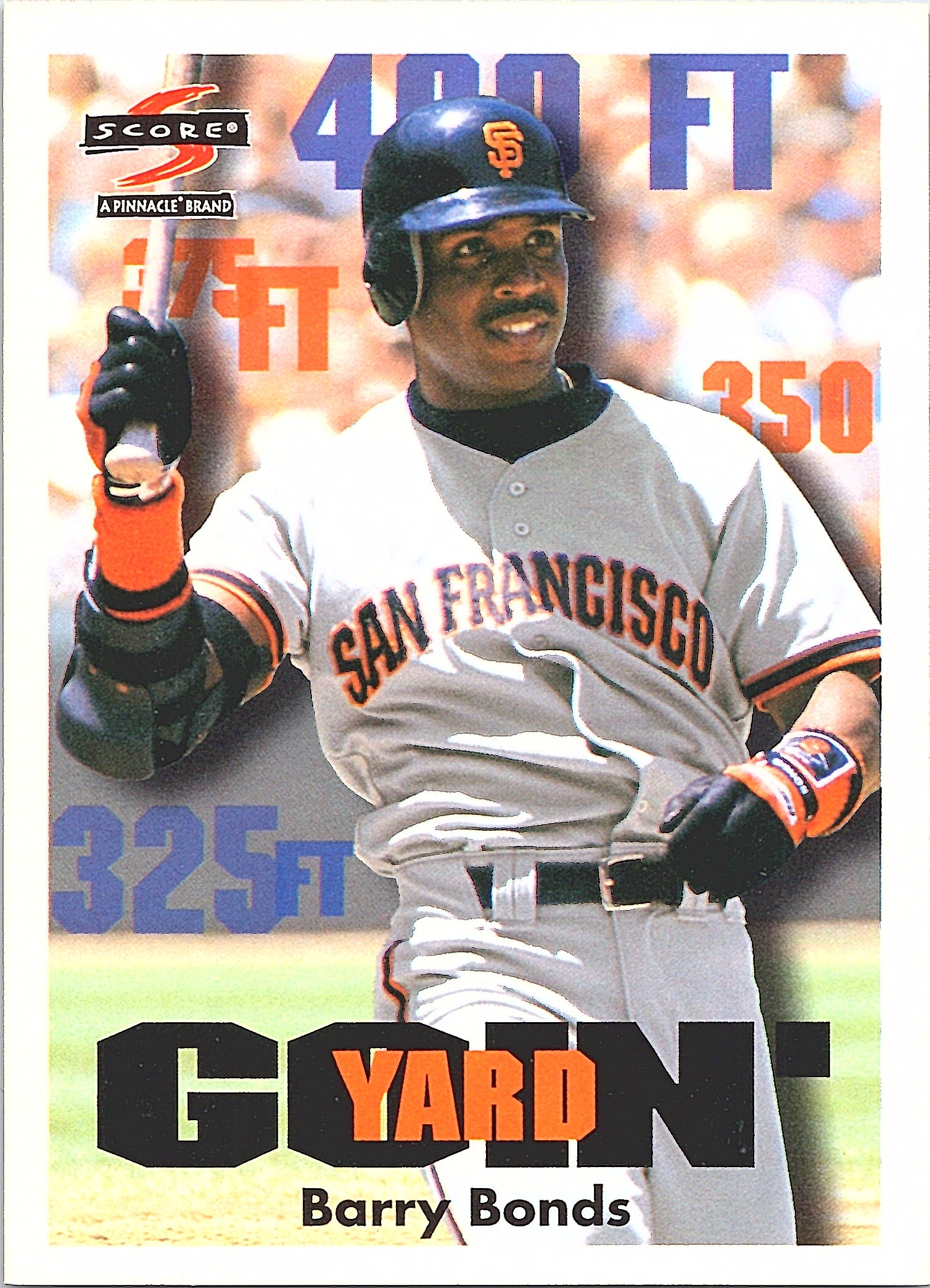 1997 Score Barry Bonds #504 San Francisco Giants Excellent
