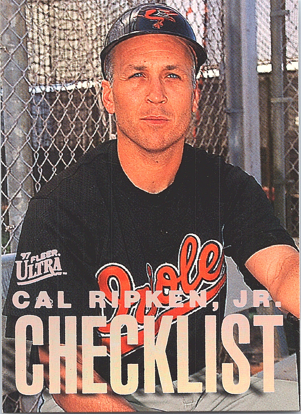 1997 Ultra Cal Ripken, Jr. #5 ChecklistsBaltimore Orioles 461-500; Excellent