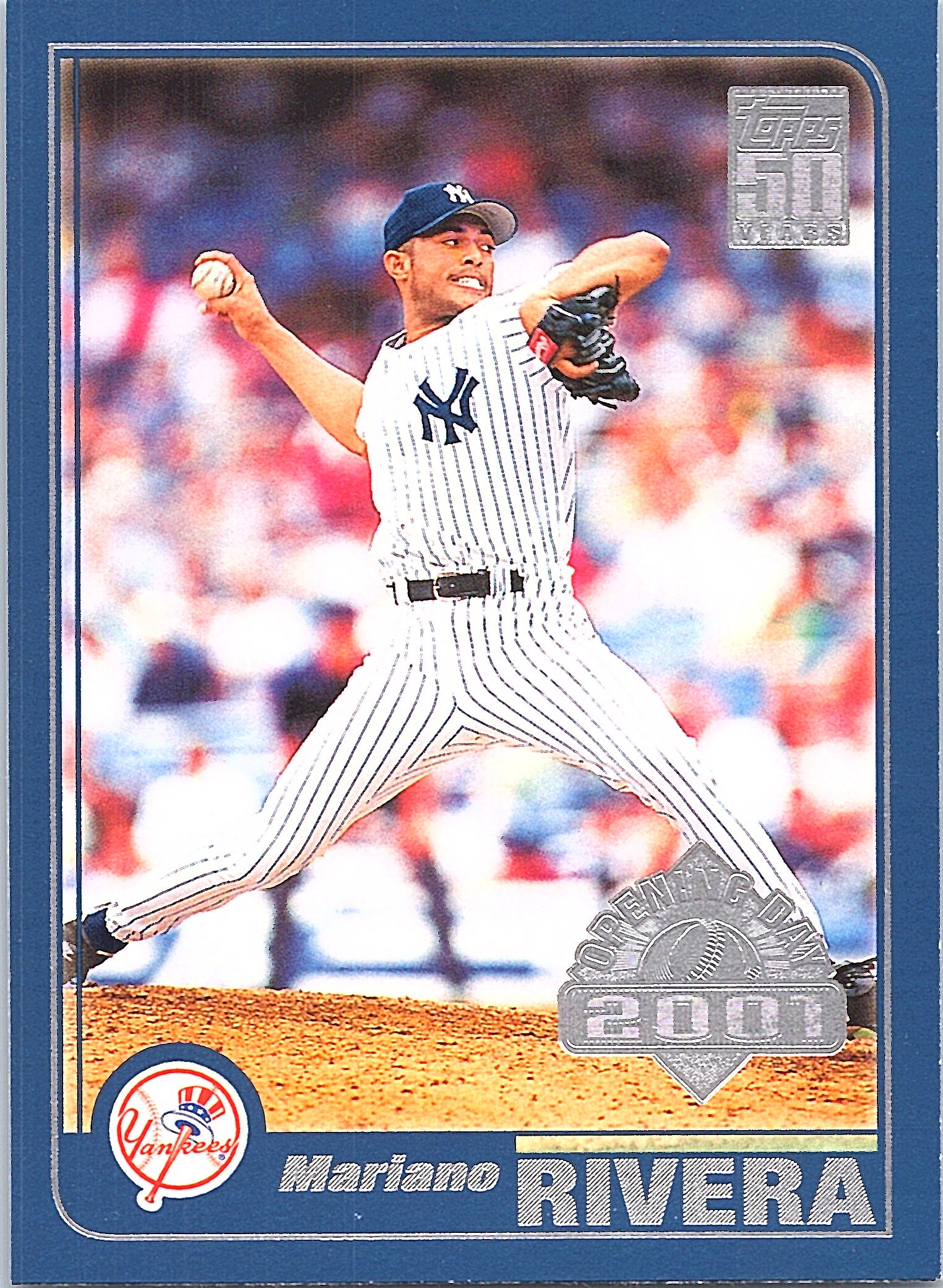2001 Topps Mariano Rivera #560 Home Team Advantage New York Yankees Excellent