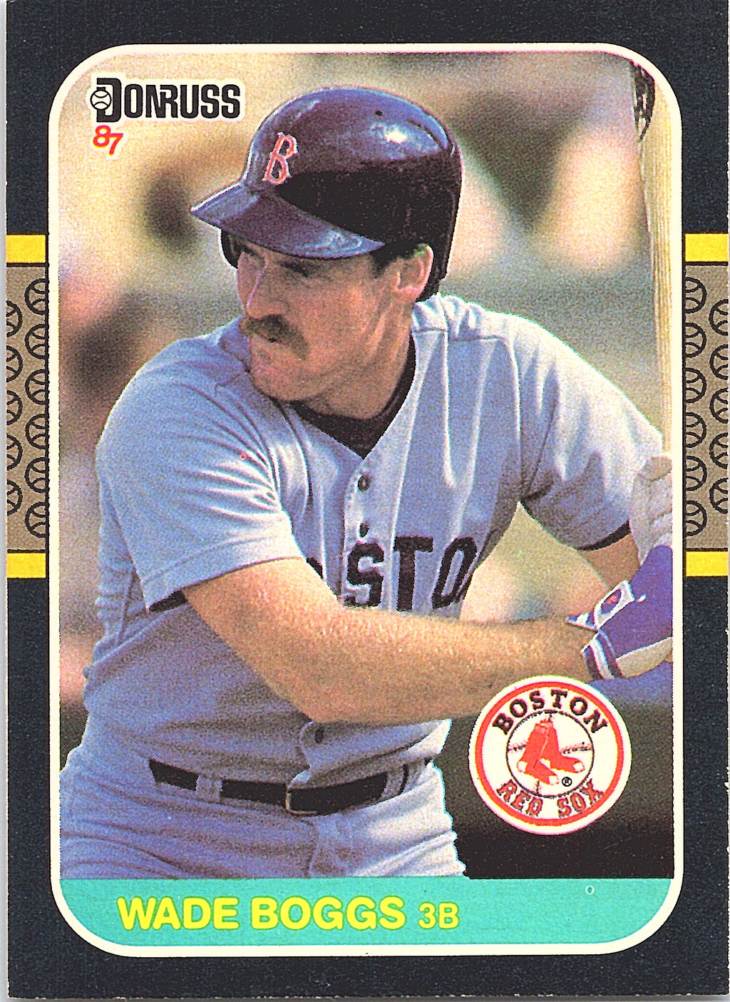 1987 Donruss Wade Boggs #252 Boston Red Sox Excellent