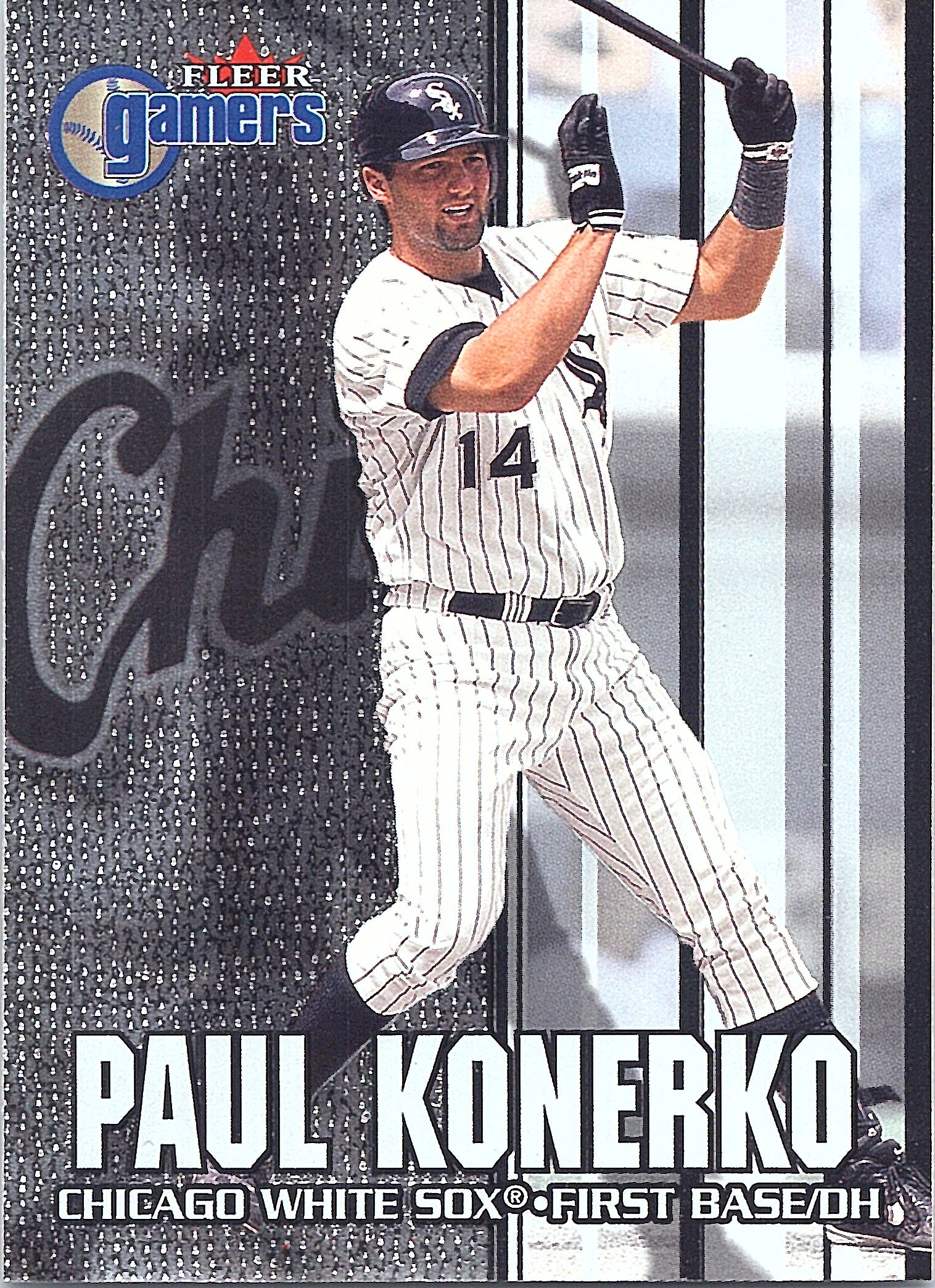 2000 Fleer Gamers Paul Konerko #73 Chicago White Sox Excellent