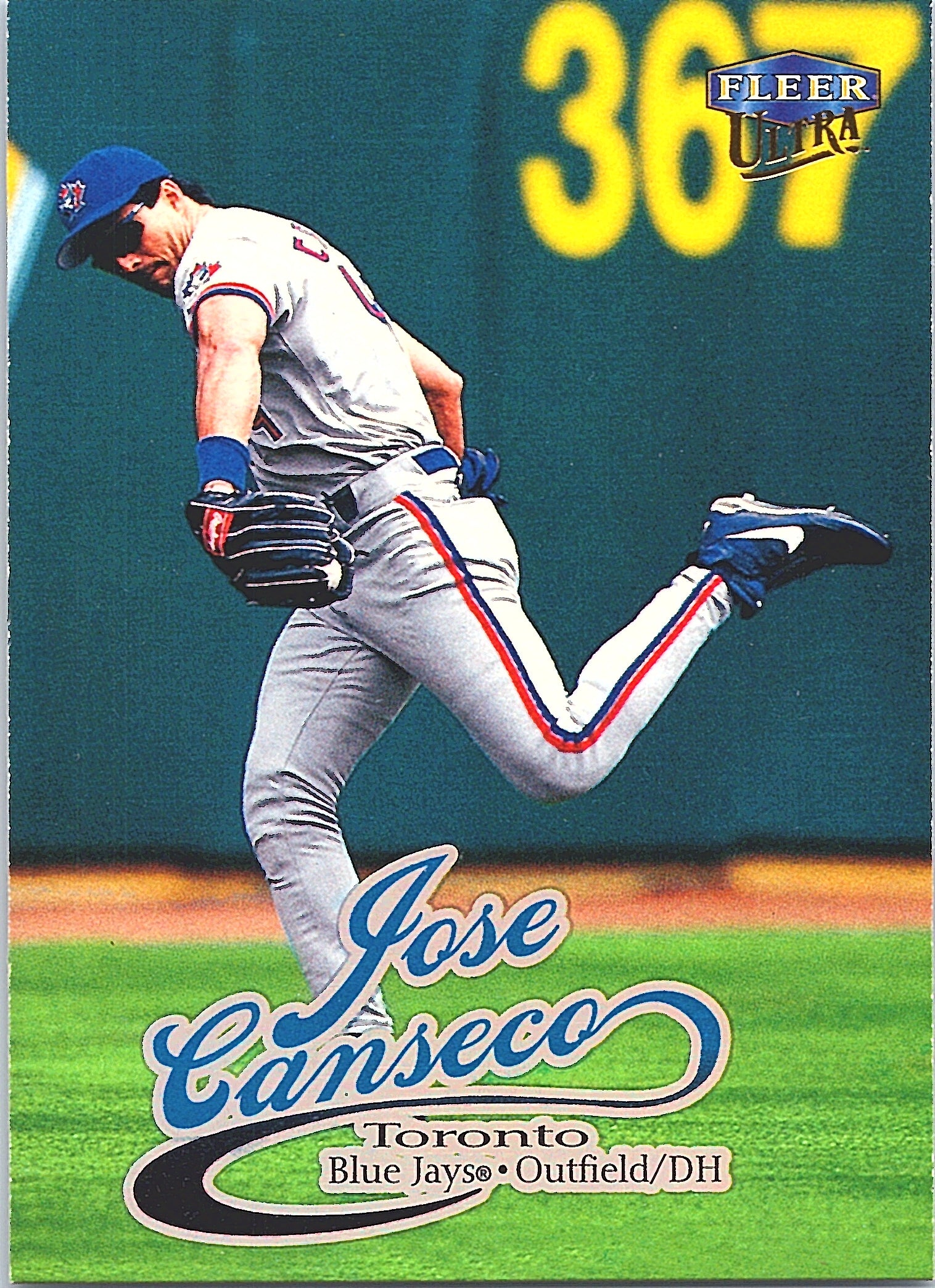 1999 Fleer Ultra Jose Canseco #206 Toronto Blue Jays Excellent
