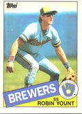1985 Topps Robin Yount #340 Milwaukee Brewers Excellent