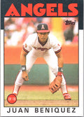 1986 Topps Juan Beniquez #325 California Angels Excellent