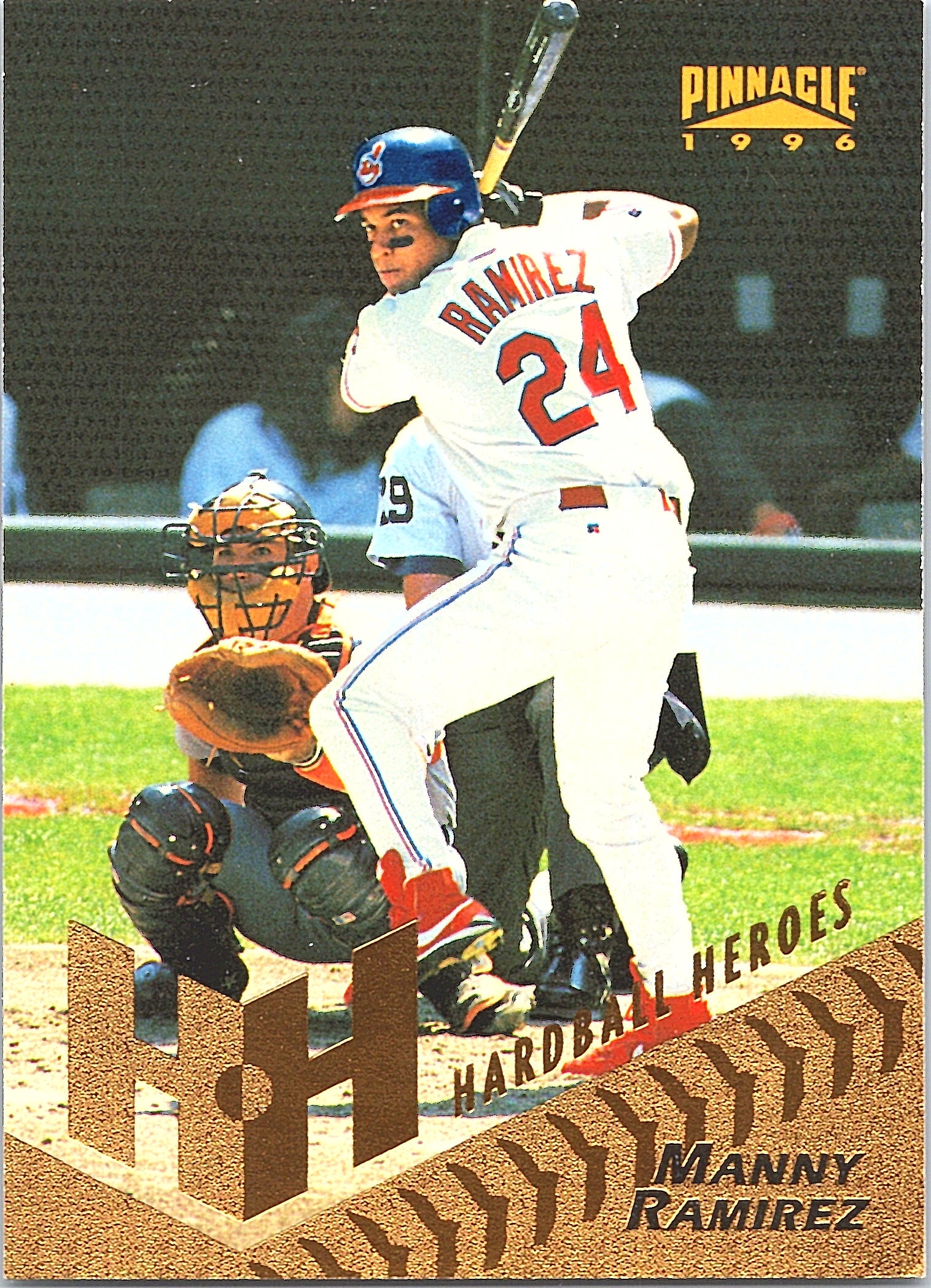 1996 Pinnacle Manny Ramirez #278 Cleveland Indians Excellent
