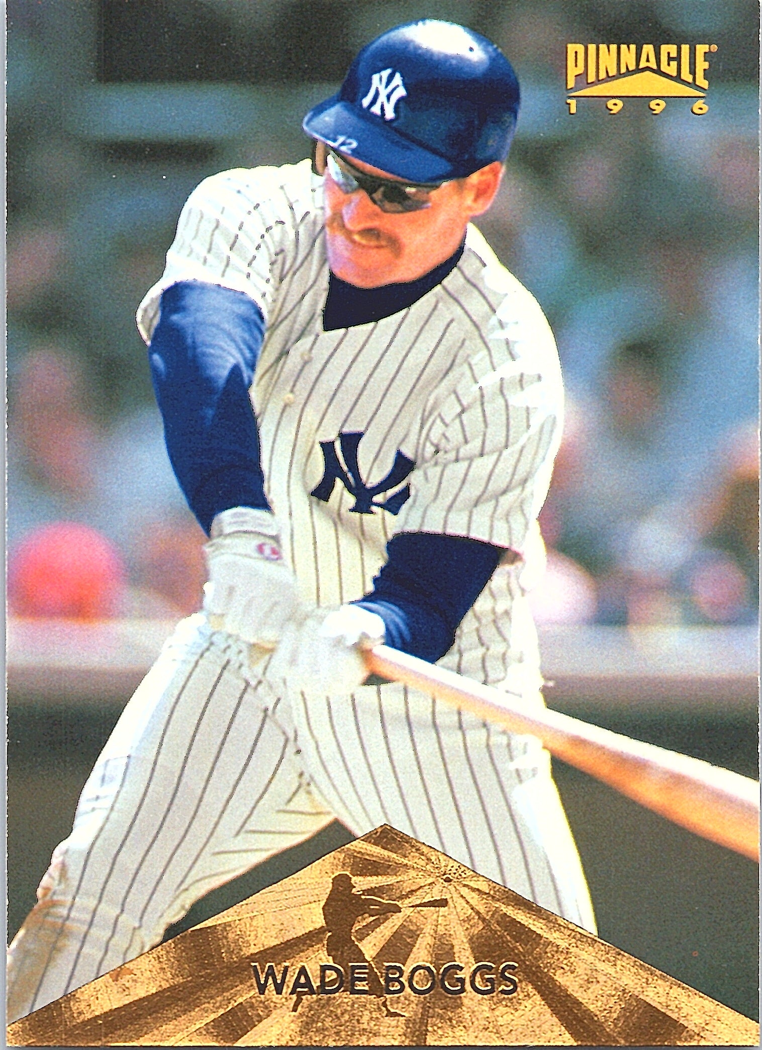 1996 Pinnacle Wade Boggs #215 New York Yankees Excellent
