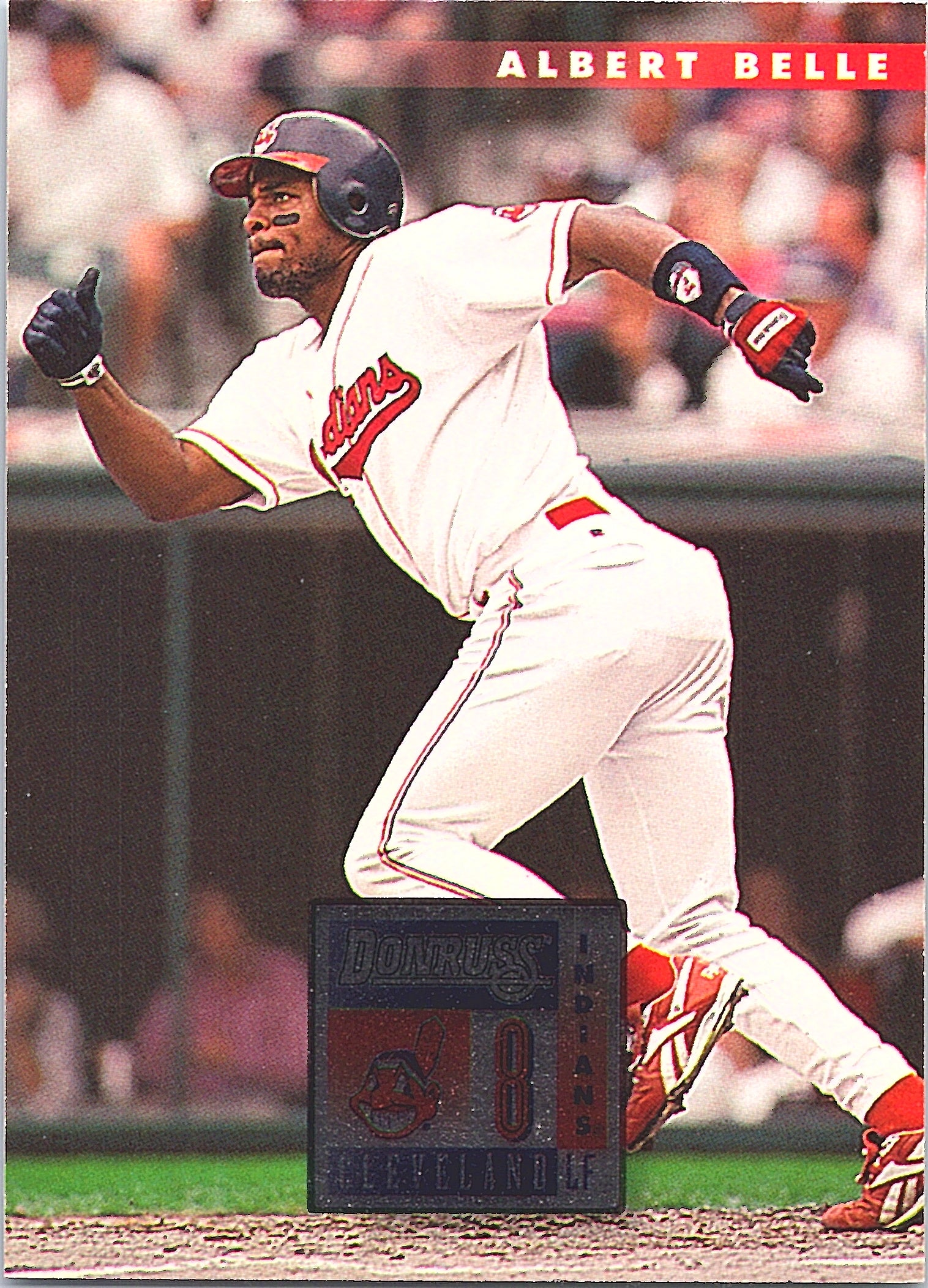 1996 Donruss Albert Belle #222 Cleveland Indians Excellent