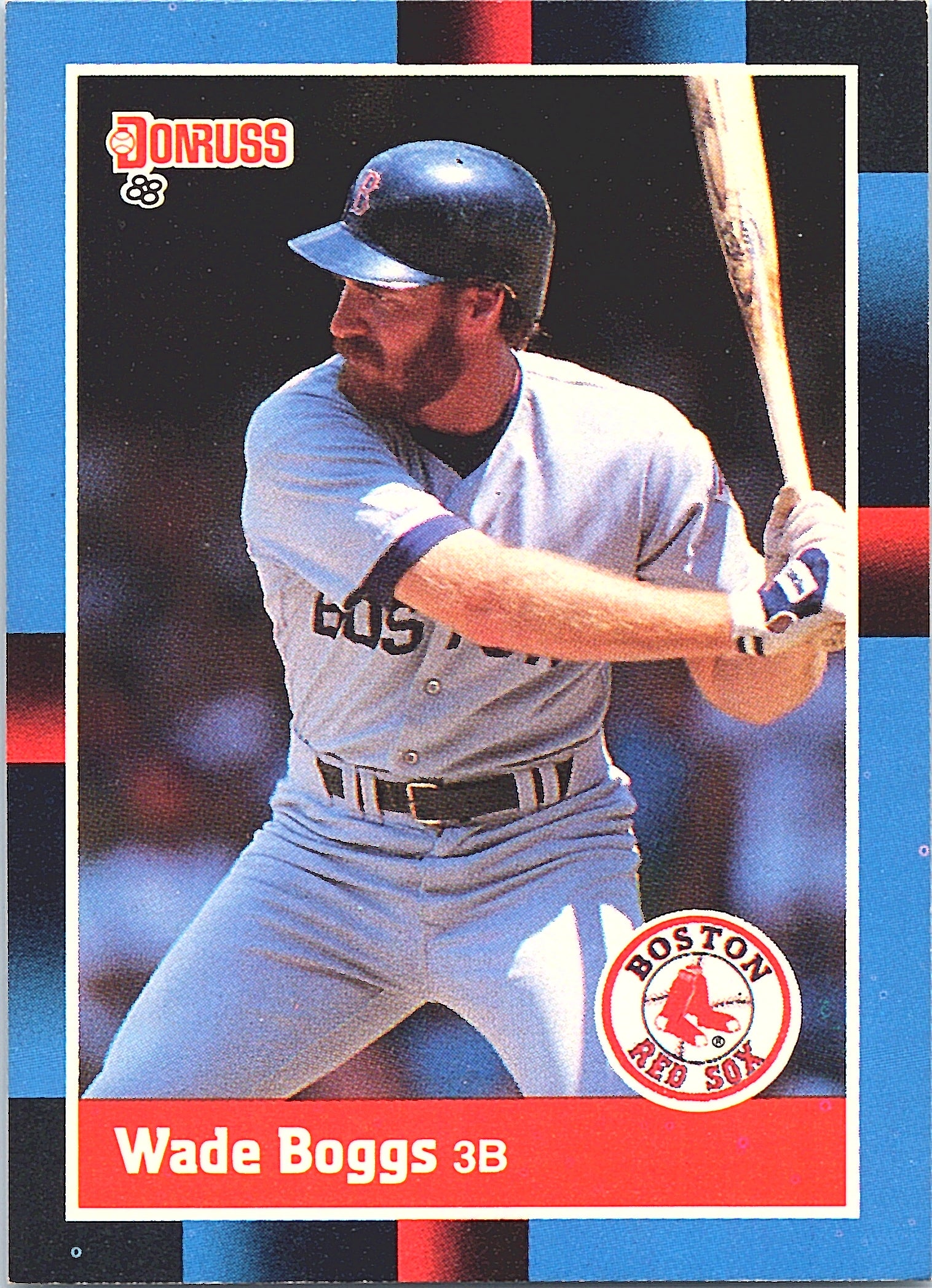 1988 Donruss Wade Boggs #153 Boston Red Sox Excellent