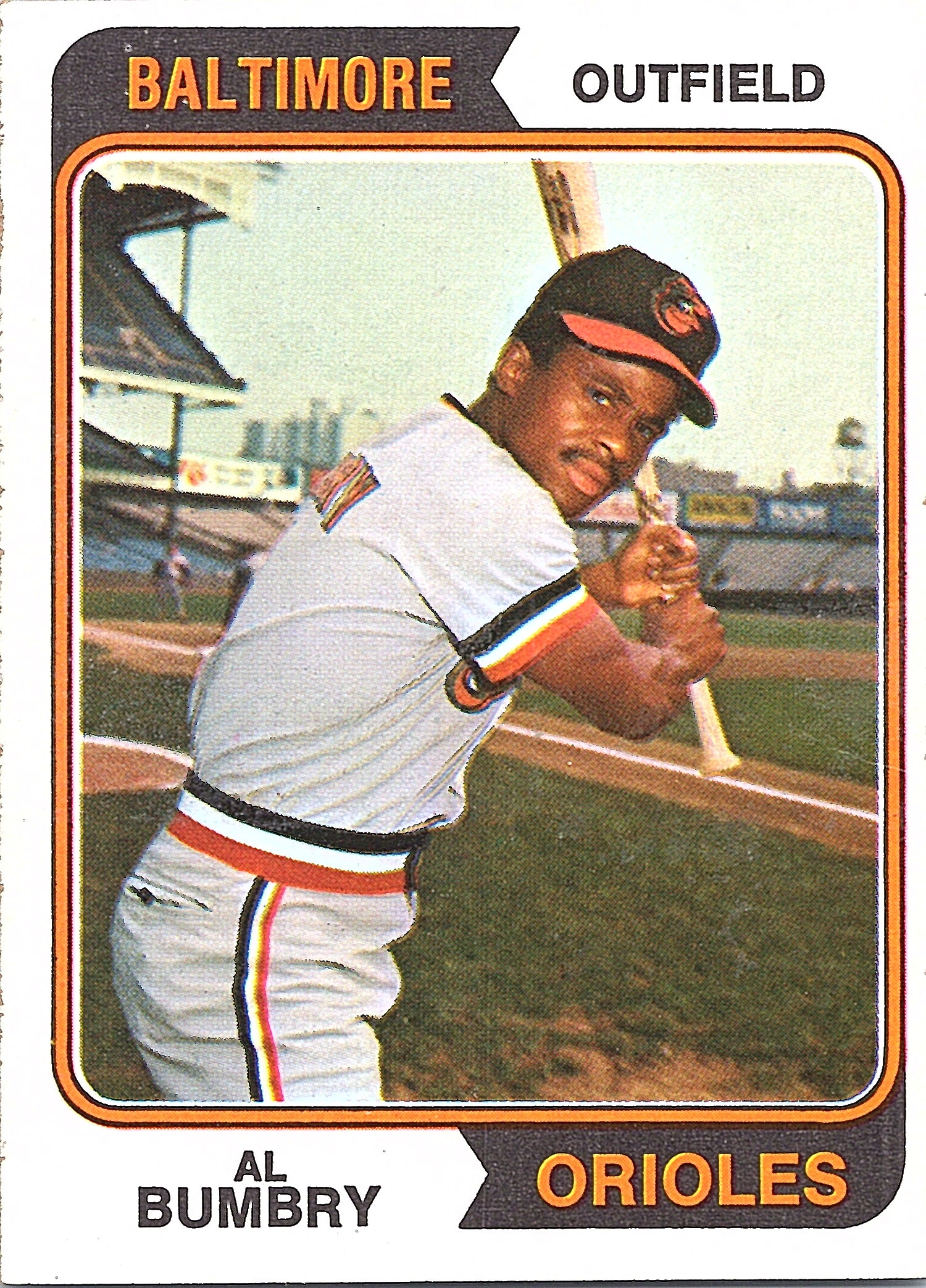 1974 Topps Al Bumbry #137 Baltimore Orioles Excellent
