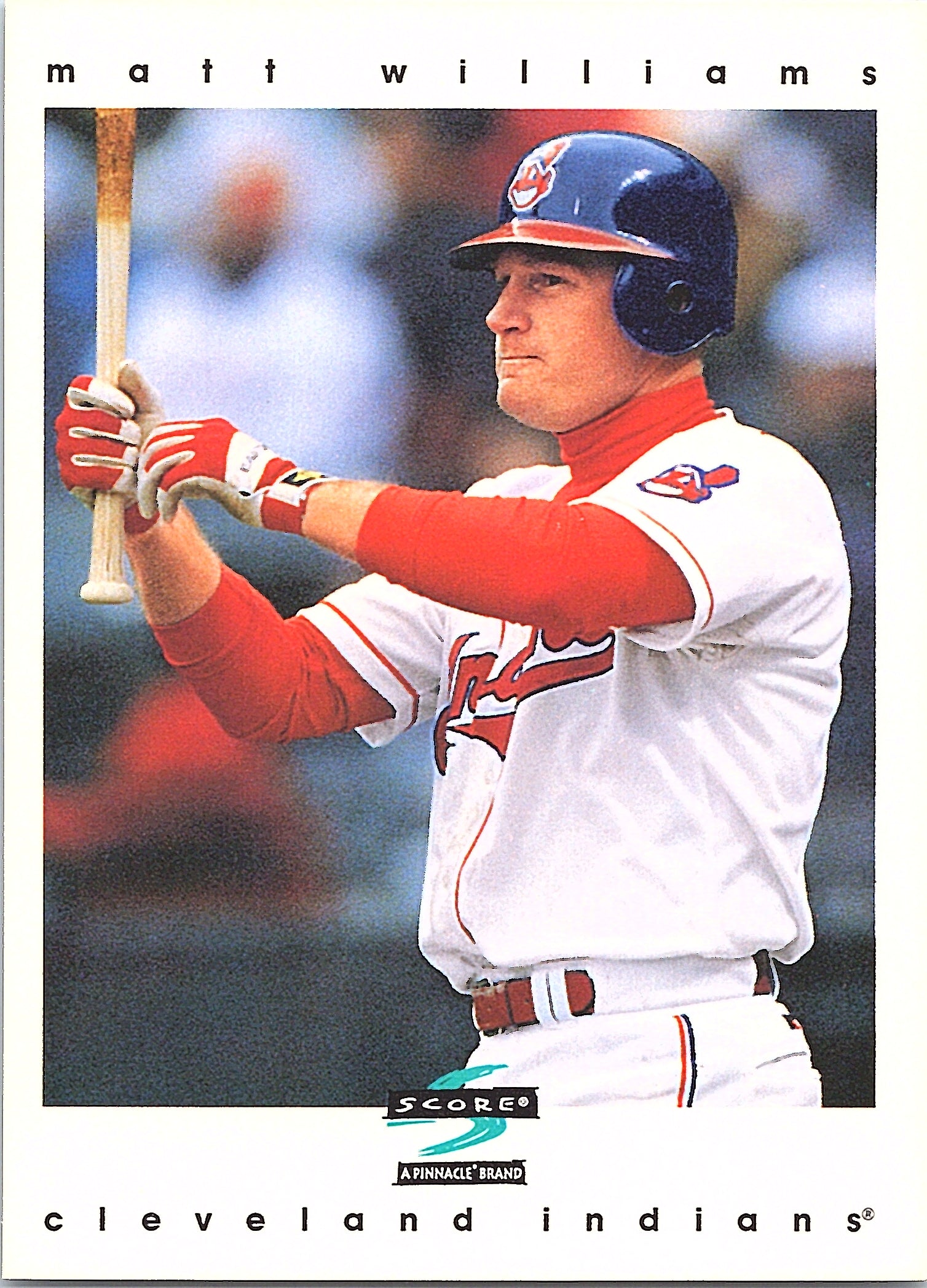 1997 Score Matt Williams #361 Cleveland Indians Excellent