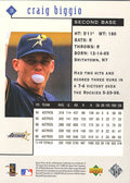 1999 Upper Deck Black Diamond Craig Biggio #38 Houston Astros Excellent