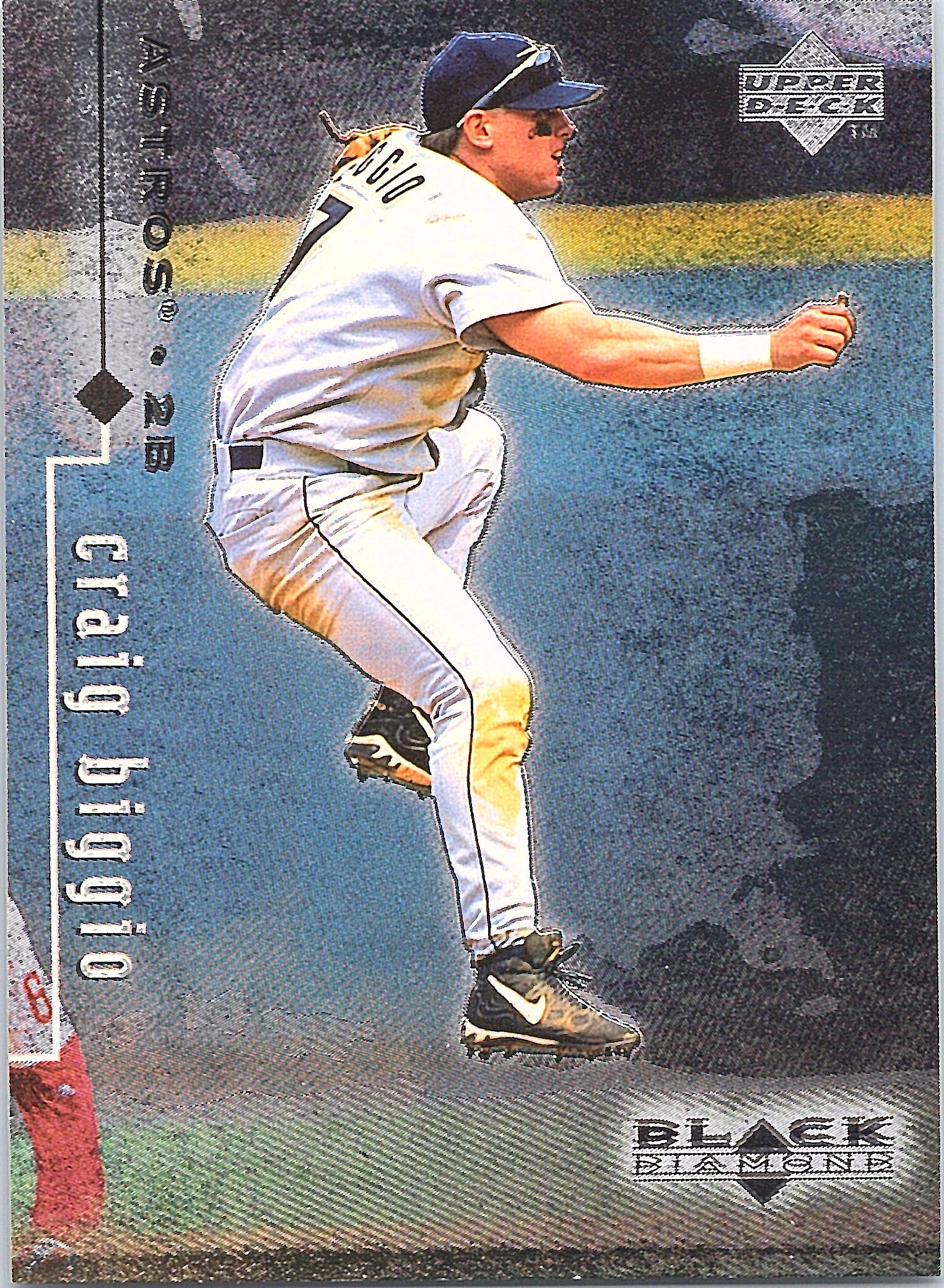 1999 Upper Deck Black Diamond Craig Biggio #38 Houston Astros Excellent
