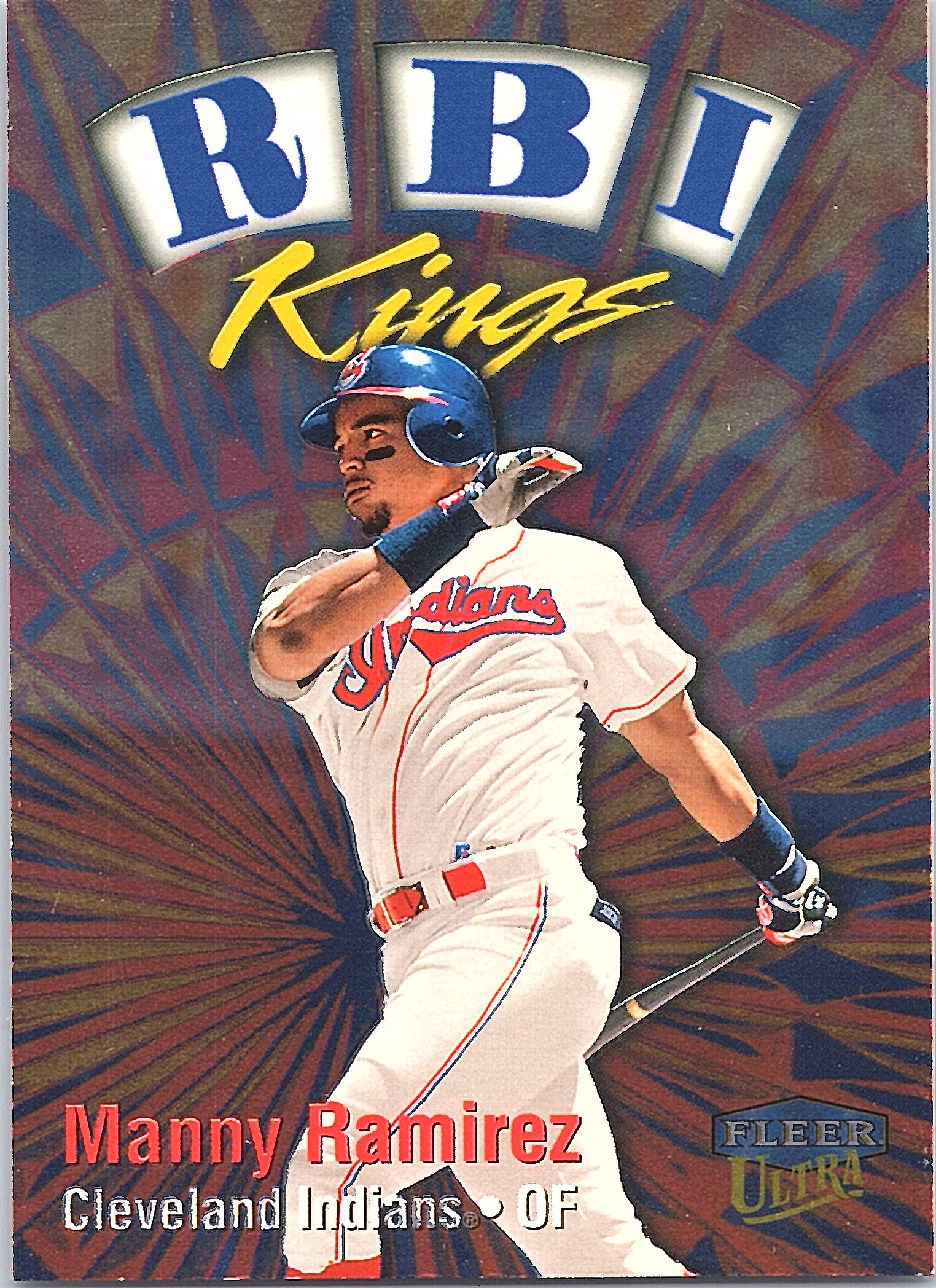 1999 Fleer Ultra Manny Ramirez #9 RK RBI Kings Cleveland Indians Excellent