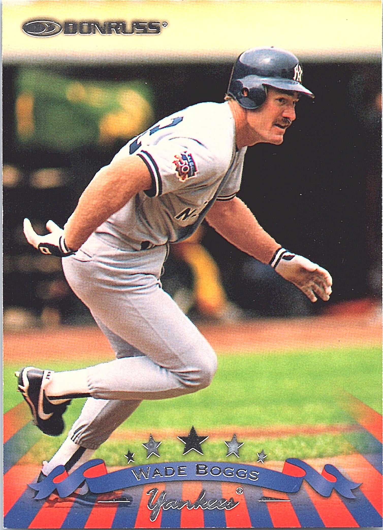 1998 Donruss Wade Boggs #40 New York Yankees Excellent
