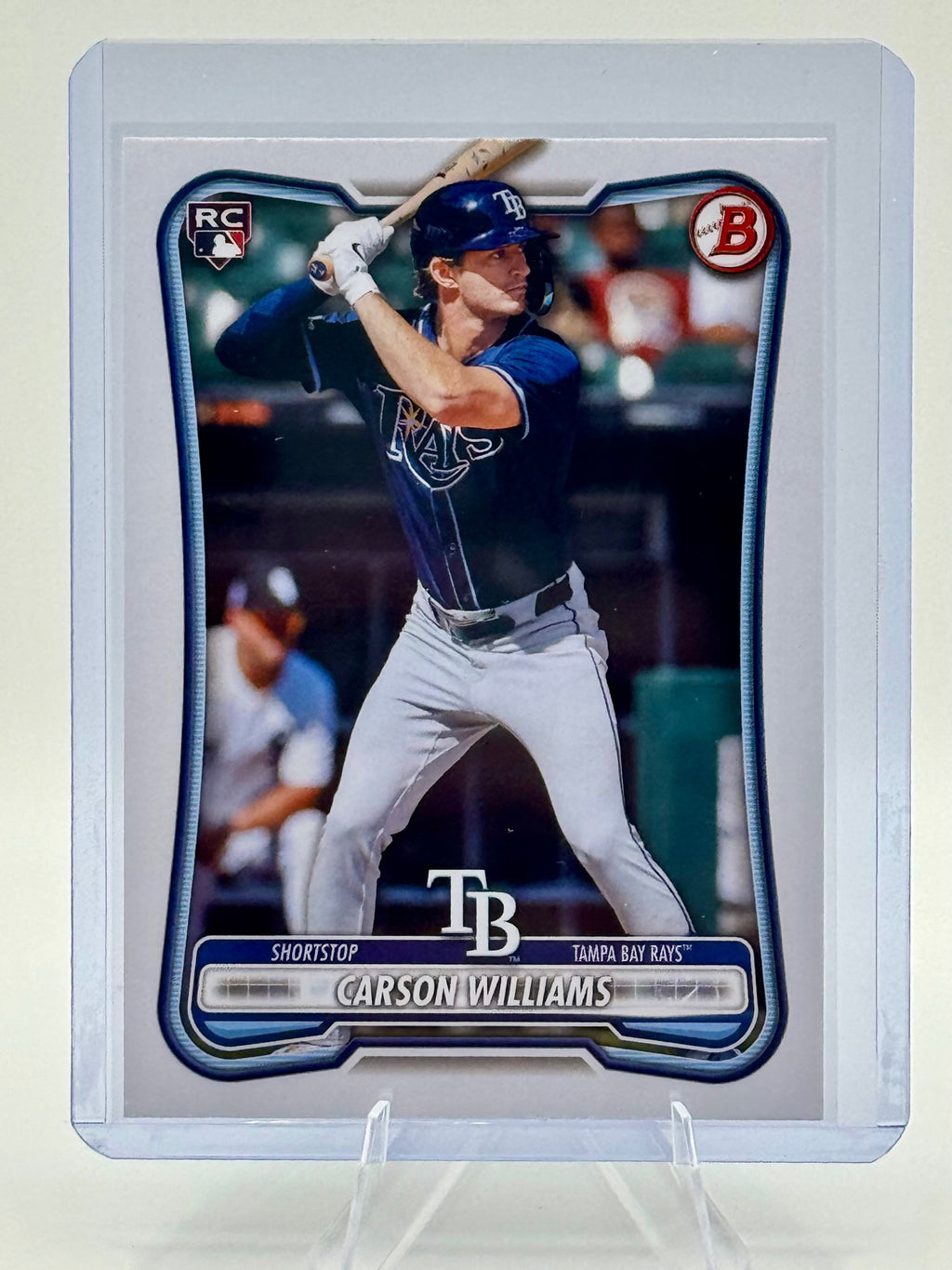 2026 Bowman Carson Williams #39 Tampa Bay Rays Rookie Near Mint or Better