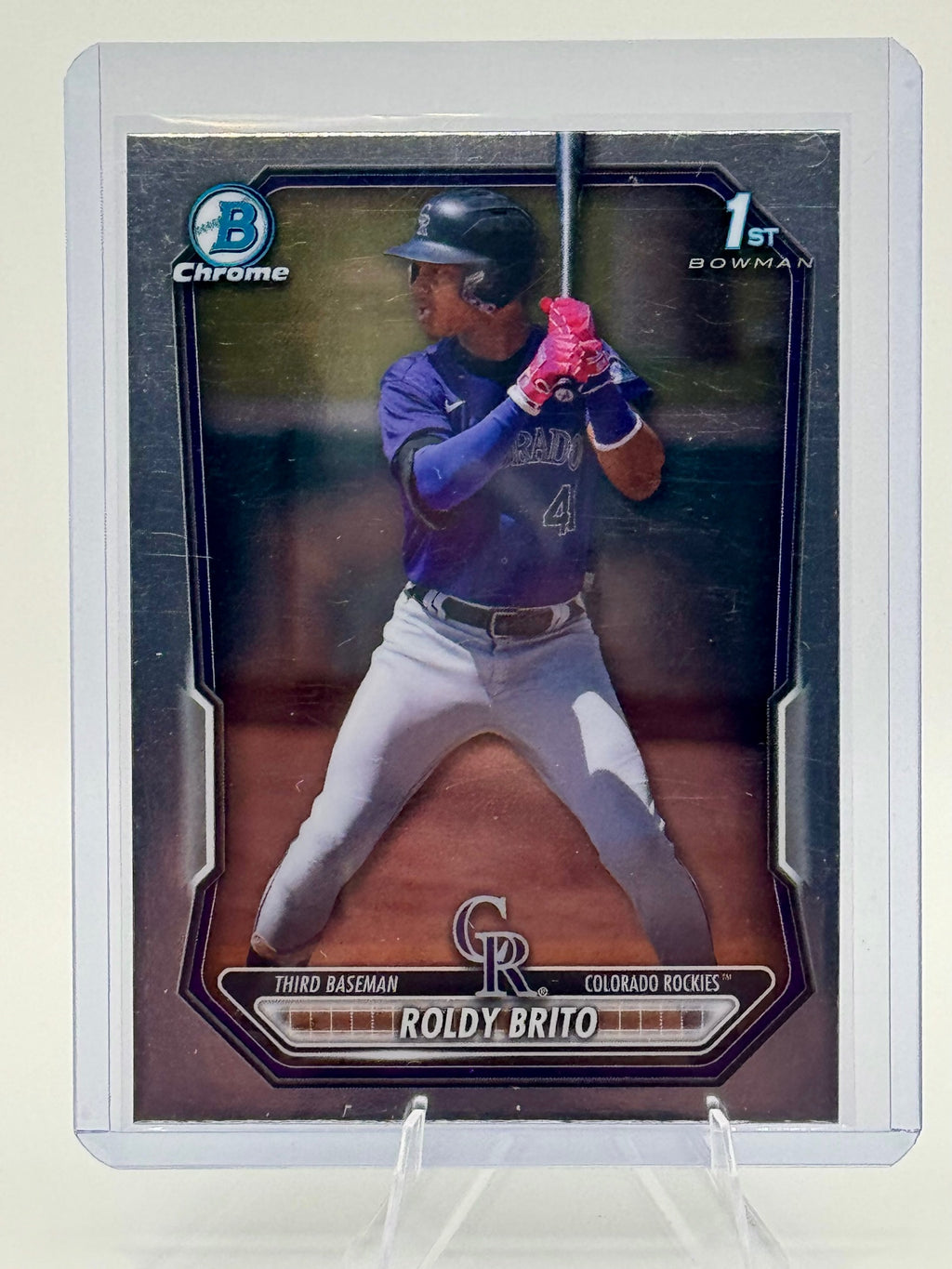 2026 Bowman Roldy Brito #BCP-21 Chrome Prospects Rockies Near Mint
