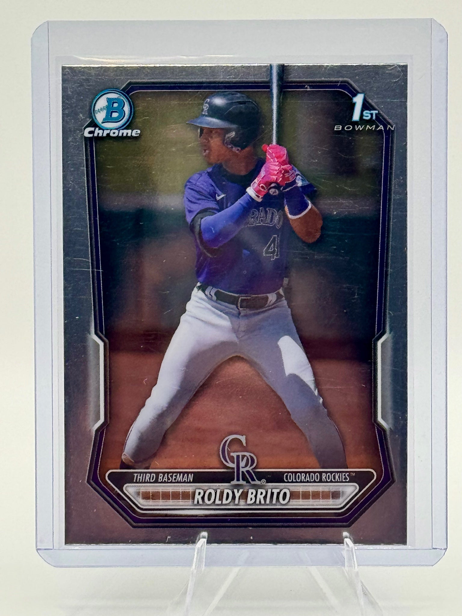 2026 Bowman Roldy Brito #BCP-21 Chrome Prospects Rockies Near Mint