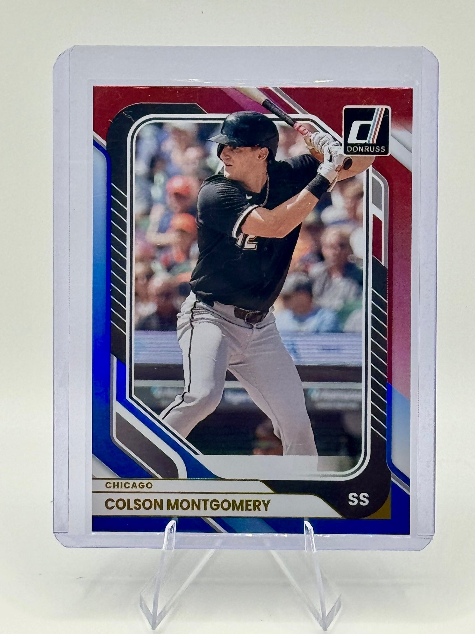 2026 Donruss Colson Montgomery #87 Red and Blue Chicago White Sox Rookie NM
