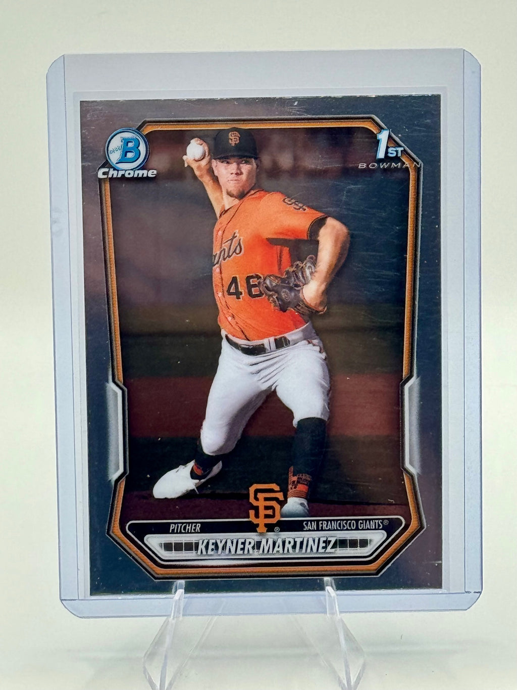 2026 Bowman Keyner Martinez #BCP-132 Chrome Prospects Giants Near Mint