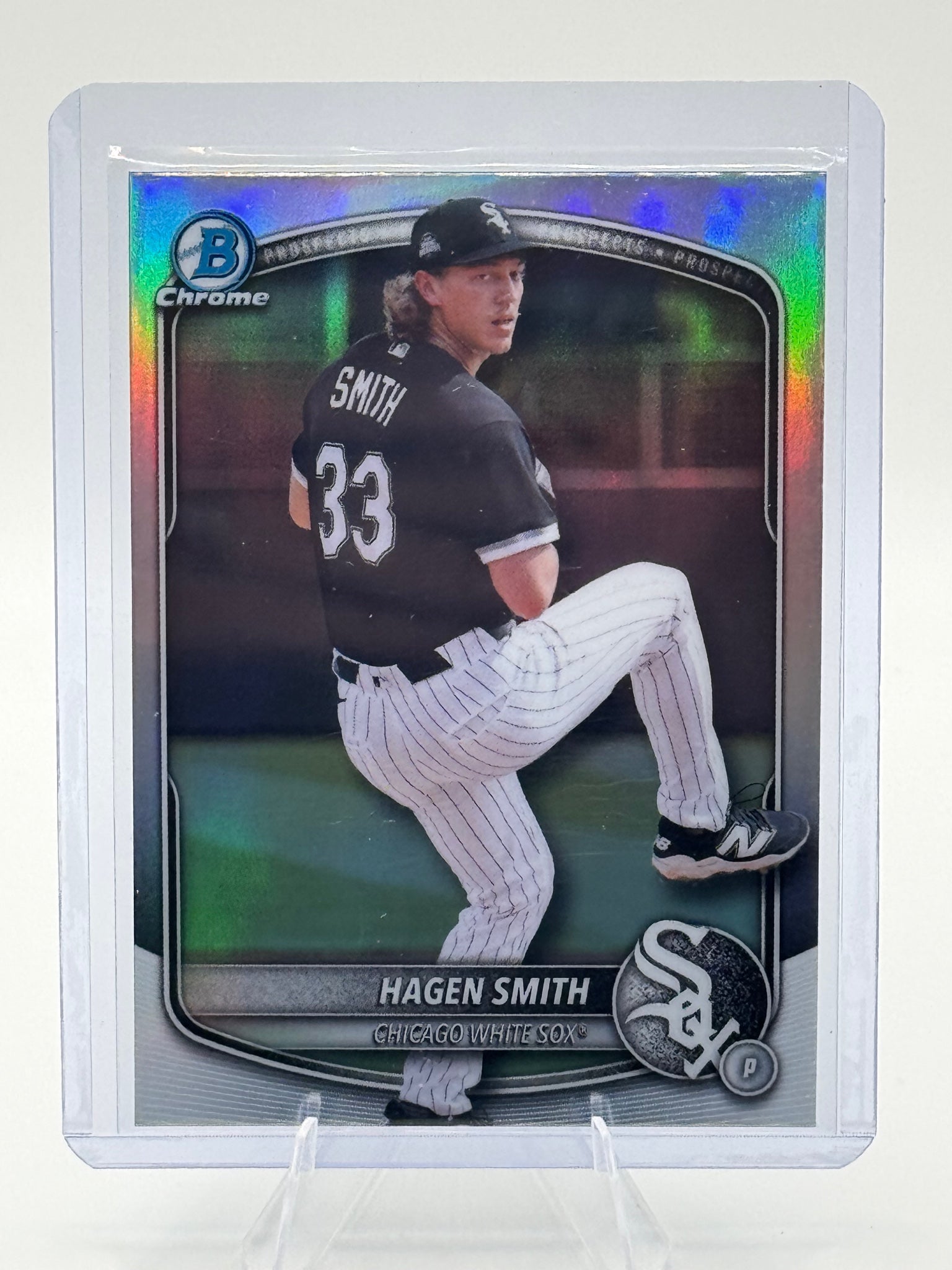 2025 Bowman Draft Hagen Smith #BDC-167 Chrome Refractor White Sox Near Mint