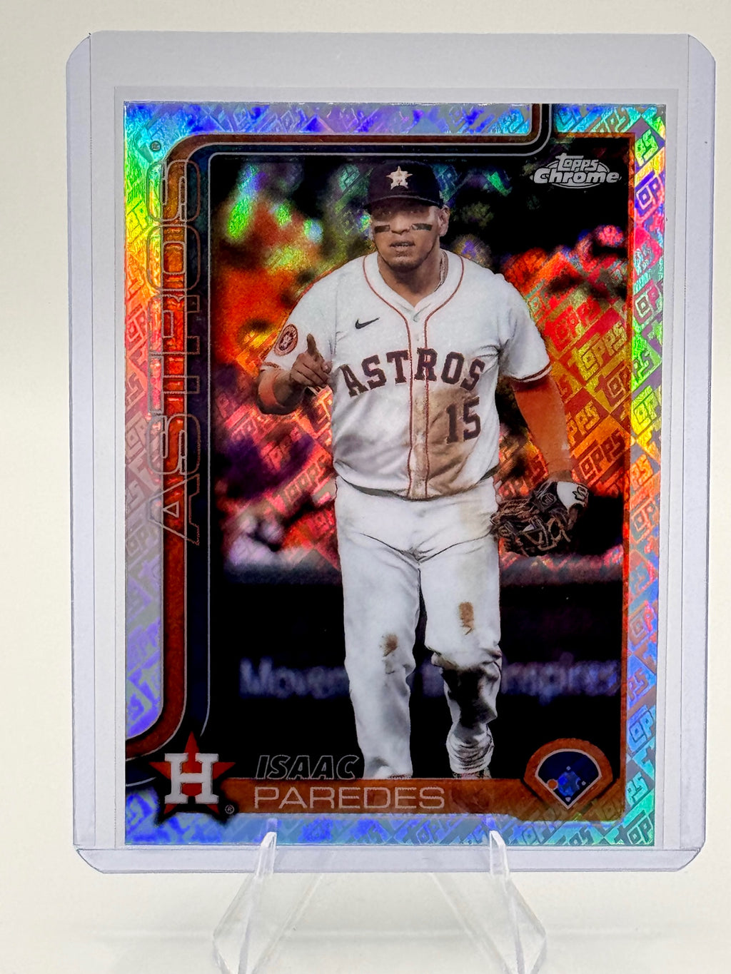 2025 Topps Chrome Update Isaac Paredes #USC29 ToppsFractors Astros Near Mint