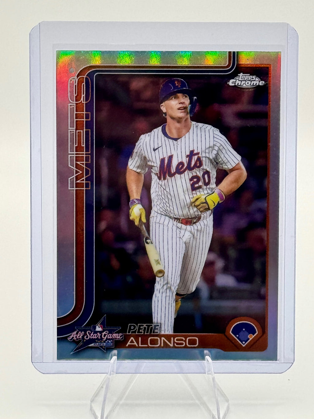 2025 Topps Chrome Update Pete Alonso #ASGC-31 2025 All-Star Game Mets Near Mint