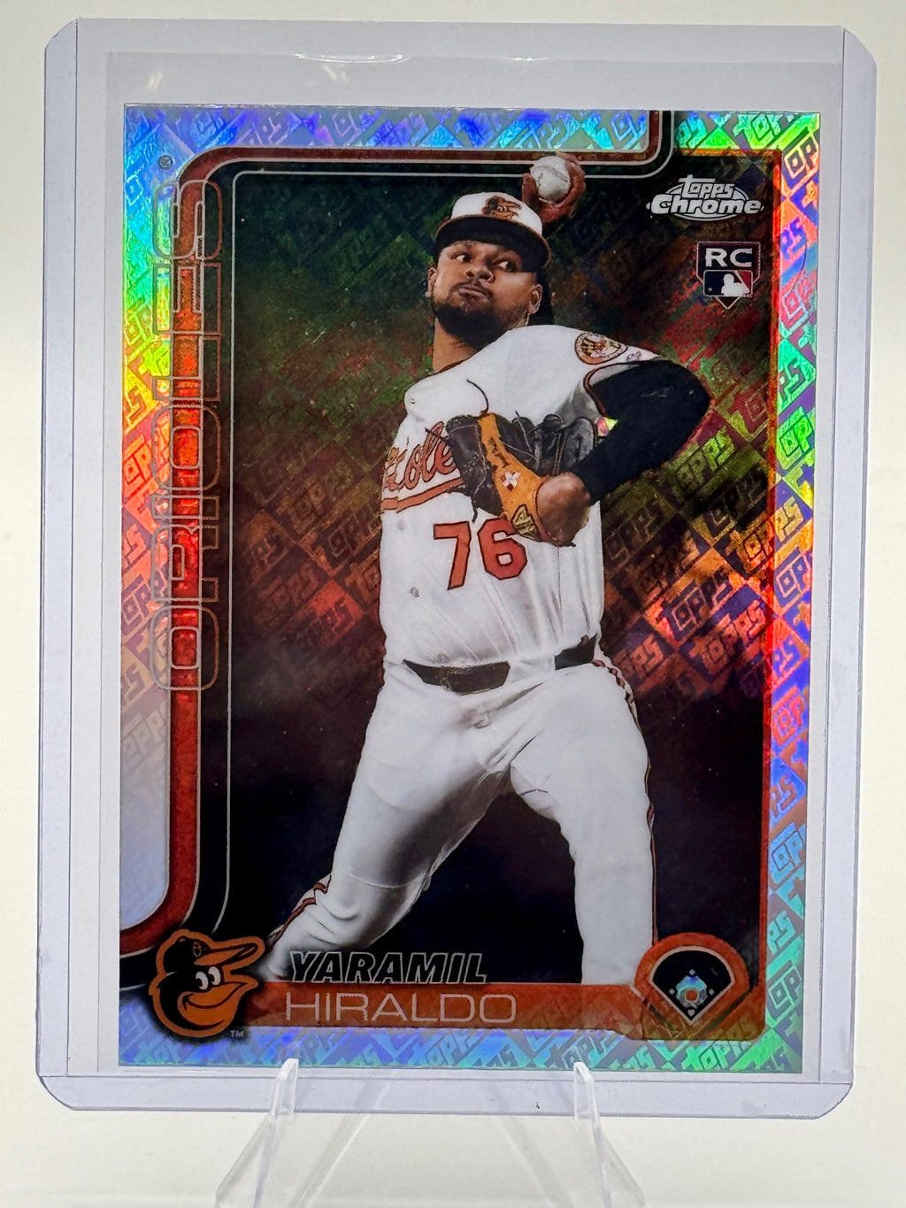 2025 Topps Chrome Update Yaramil Hiraldo #USC78 ToppsFractors Orioles Rookie NM
