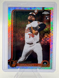2025 Topps Chrome Update Yaramil Hiraldo #USC78 ToppsFractors Orioles Rookie NM