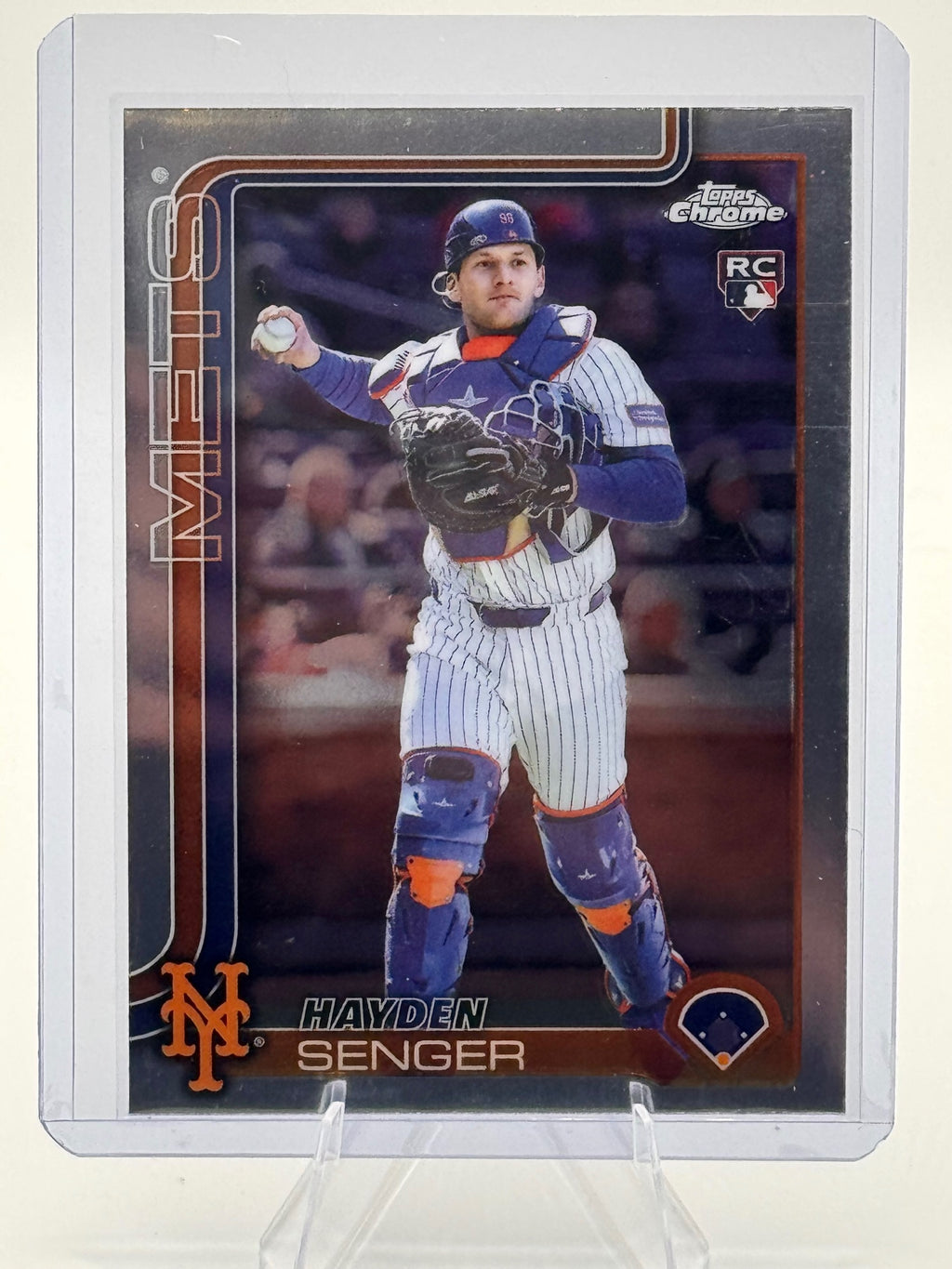 2025 Topps Chrome Update Hayden Senger #USC128 Refractors Mets Rookie Near Mint