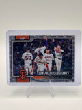 2026 Topps San Francisco Giants #496 Silver Crackle Foil Giants Near Mint