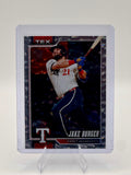 2026 Topps Jake Burger #451 Silver Crackle Foil Rangers Near Mint