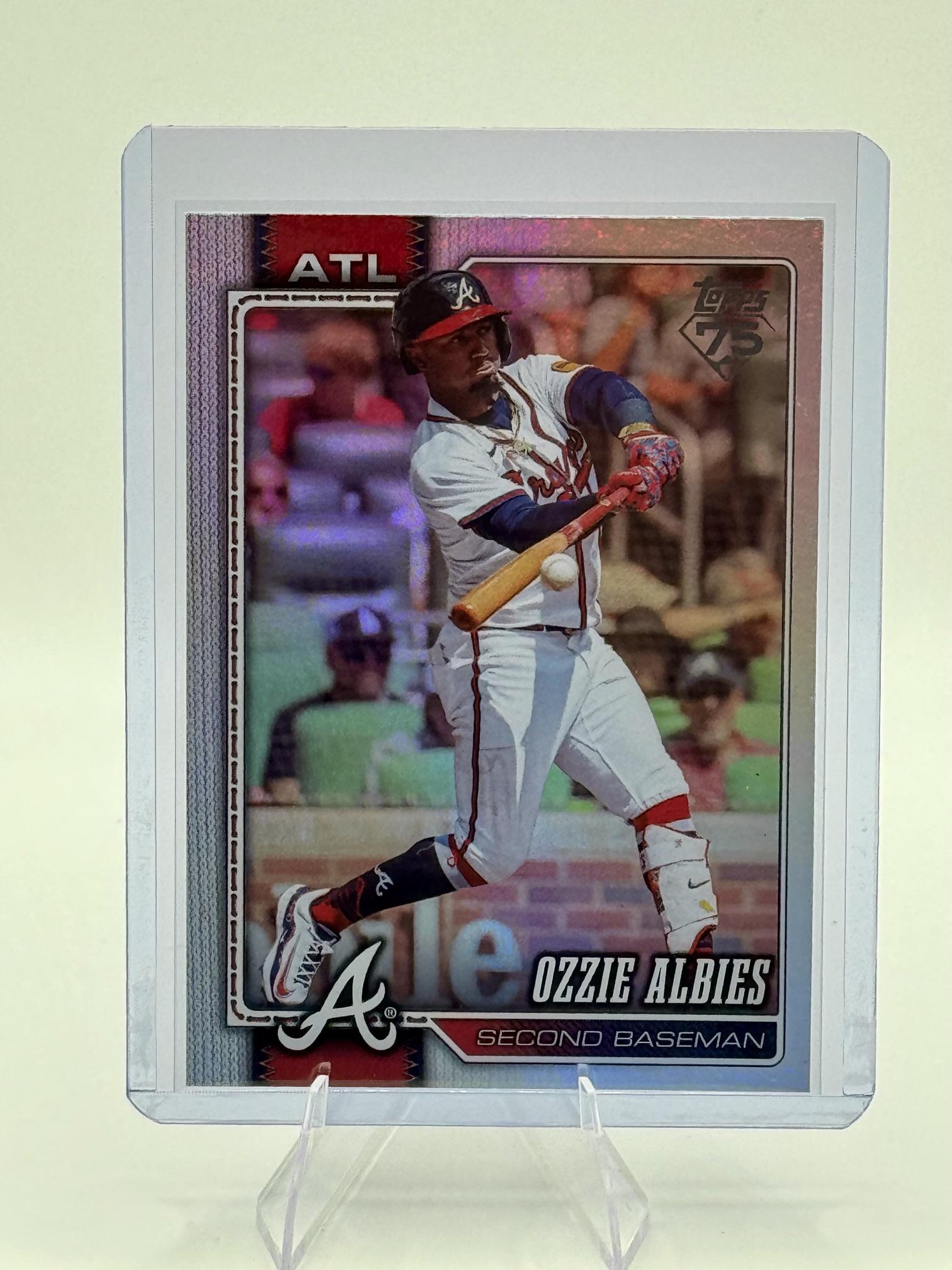 2026 Topps Ozzie Albies #568 Rainbow Foil Atlanta Braves Near Mint or Better