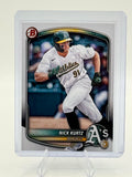 2025 Bowman Nick Kurtz #BP-114 Prospects Athletics Near Mint or Better