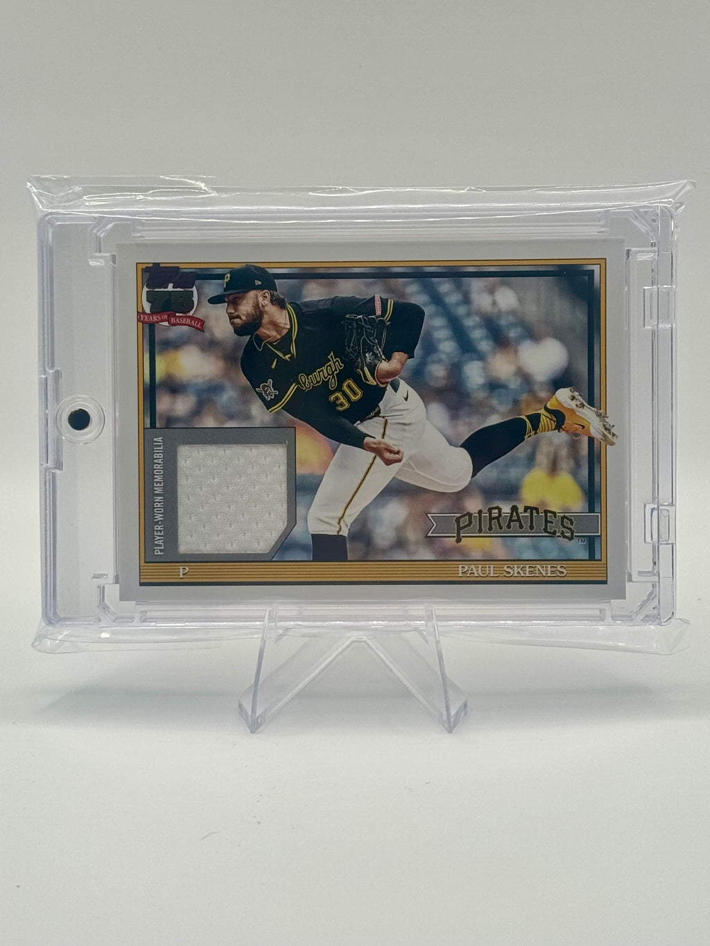 2026 Topps Paul Skenes #91R-PS Jersey Relic Pirates Near Mint