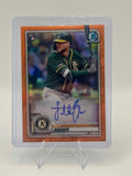 2020 Bowman Seth Brown #CRA-SB Rookie Autographs Orange Athletics Near Mint