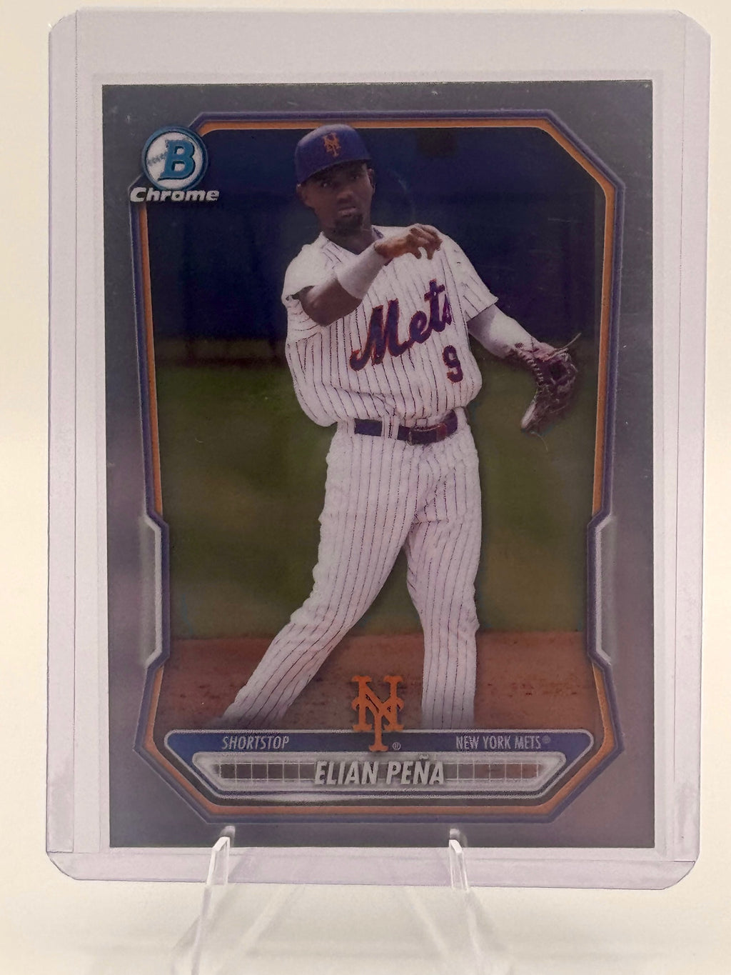 2026 Bowman Elian Peña #BCP-91 Chrome Prospects New York Mets Near Mint